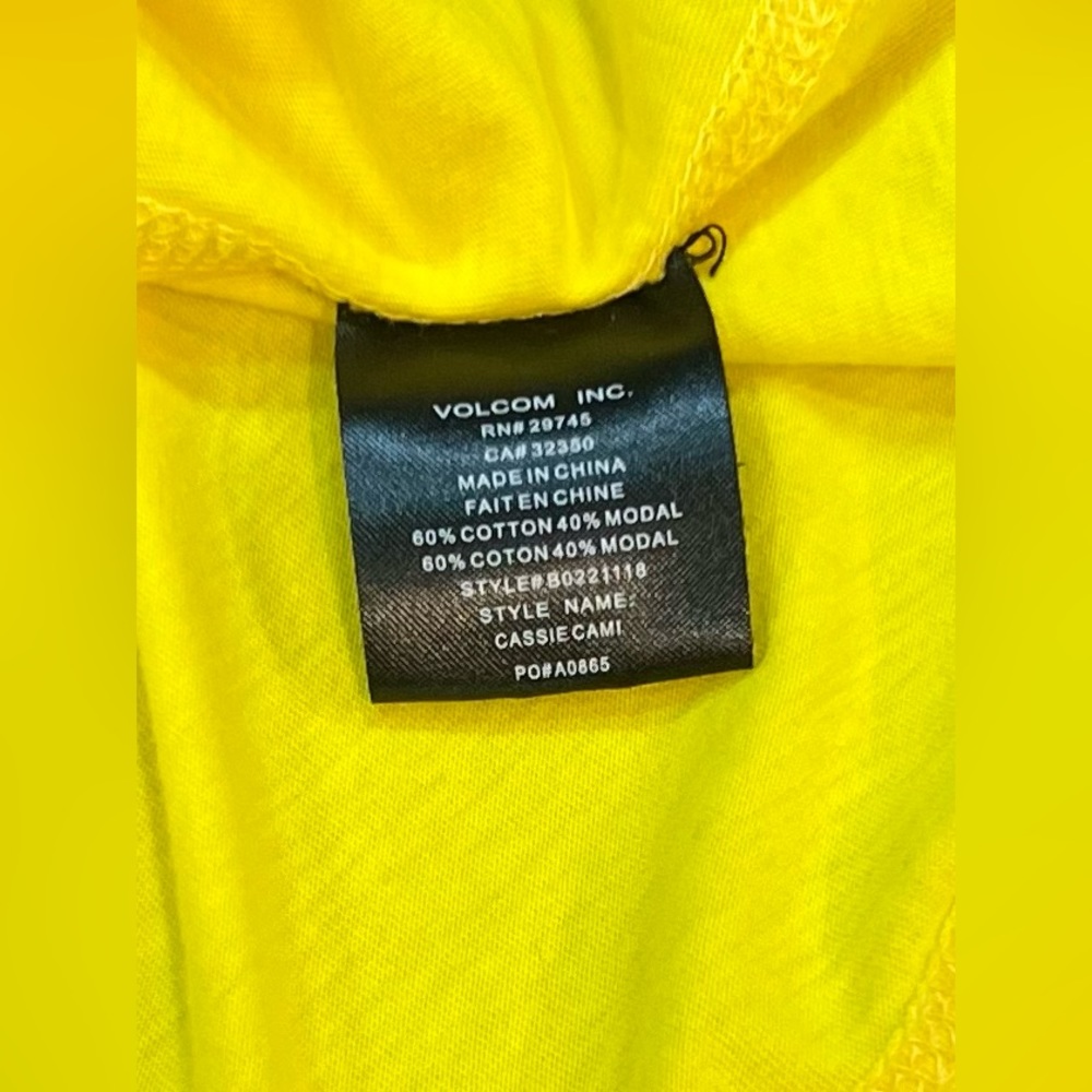 Volcom Tank Top - Yellow - Picture 5 of 5
